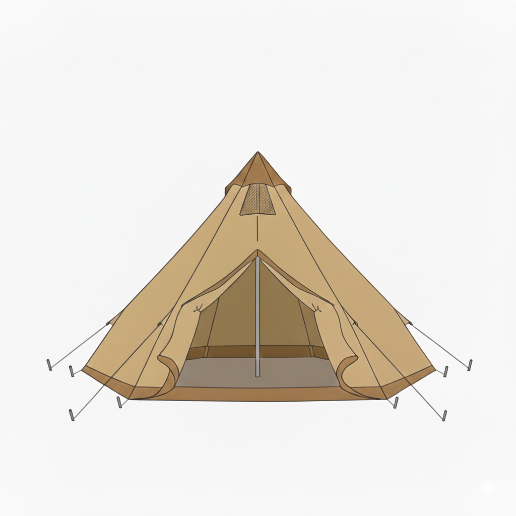 ワンポールテント